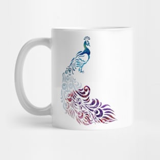 Peacock premium glassy look Mug